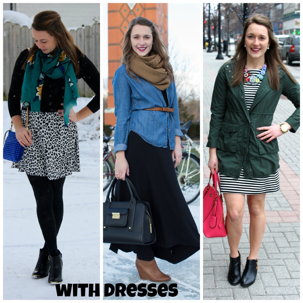 ankle boots wdresses