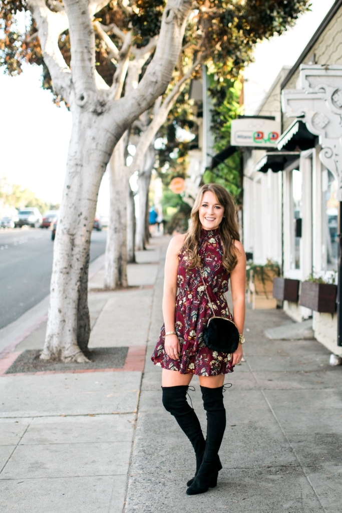 burgundy-floral-dress-and-otk-boots