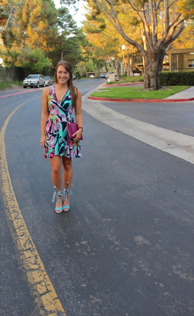 gingham-jcrew-heels-and-floral-dress