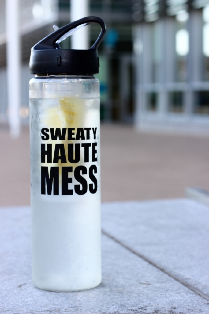 KDeer sweaty haute mess water bottle