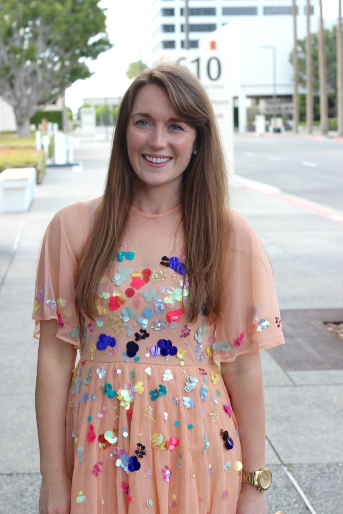 ASOS embellished dress with Cult Gaia Ark Bag and Blue Aldo Heels 