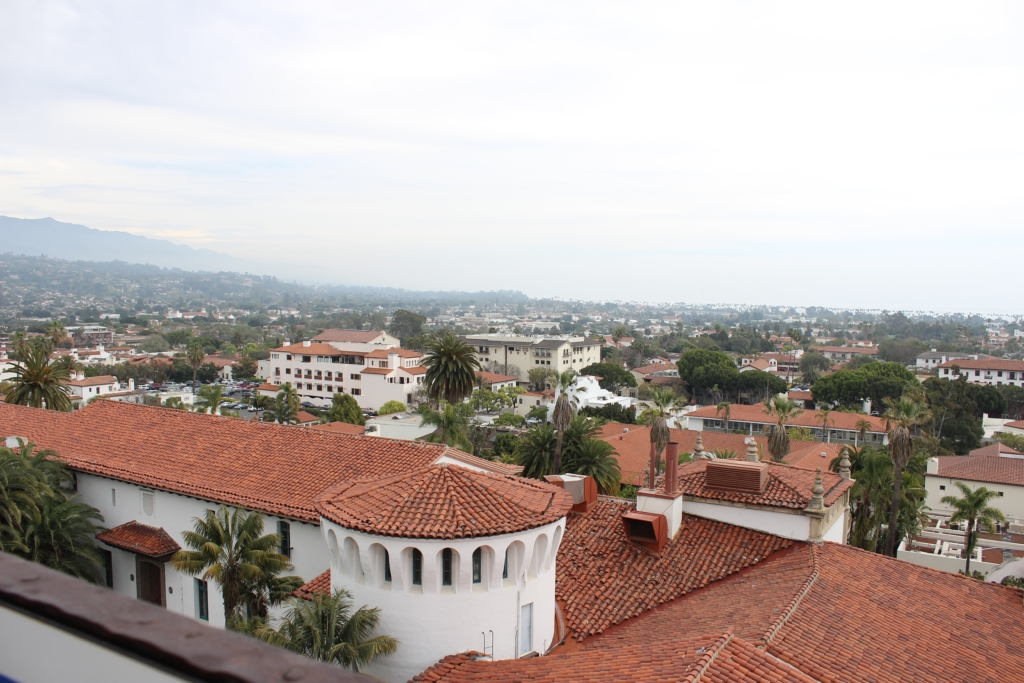 View from the Santa Barbara County Courthouse - Things to do in Santa Barbara California