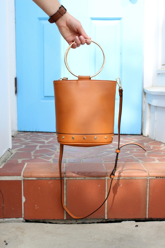 Target Ring Handle Bucket Bag