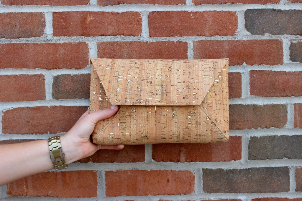 J.Crew Factory Cork Envelope Clutch