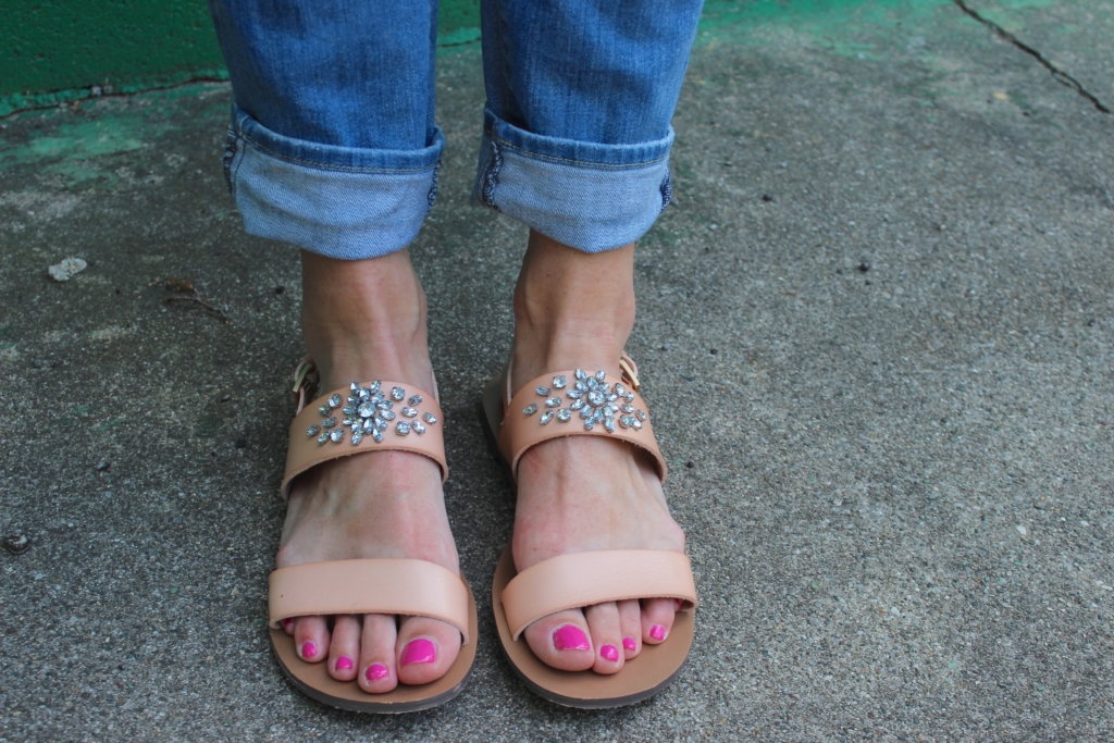 J.Crew Embellished Sandals