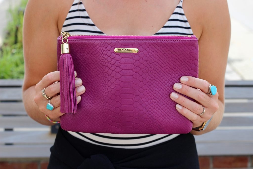 Gigi New York Magenta All In One Pouch