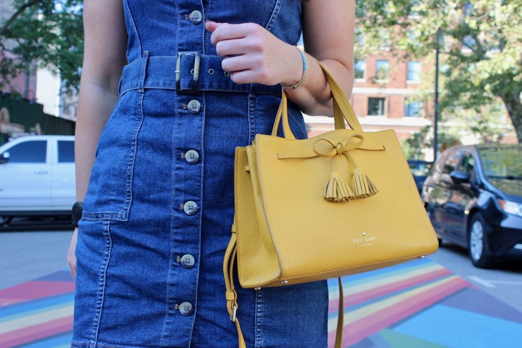 denim-bib-dress-in-rainbow-crosswalk-Grand-Rapids-MI-4