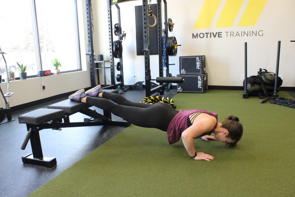 Exercise: Decline Pushup with Madeline Mihaly