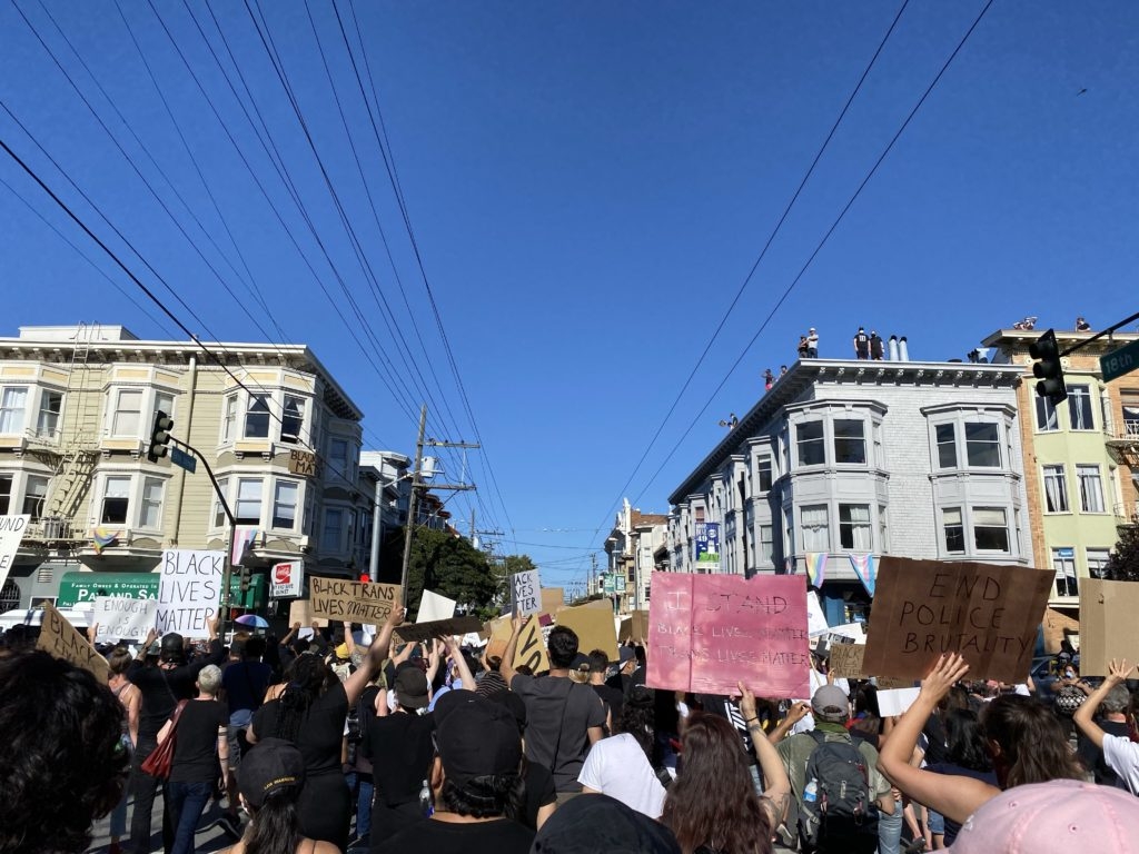 Protest in San Francisco by madeline Mihaly