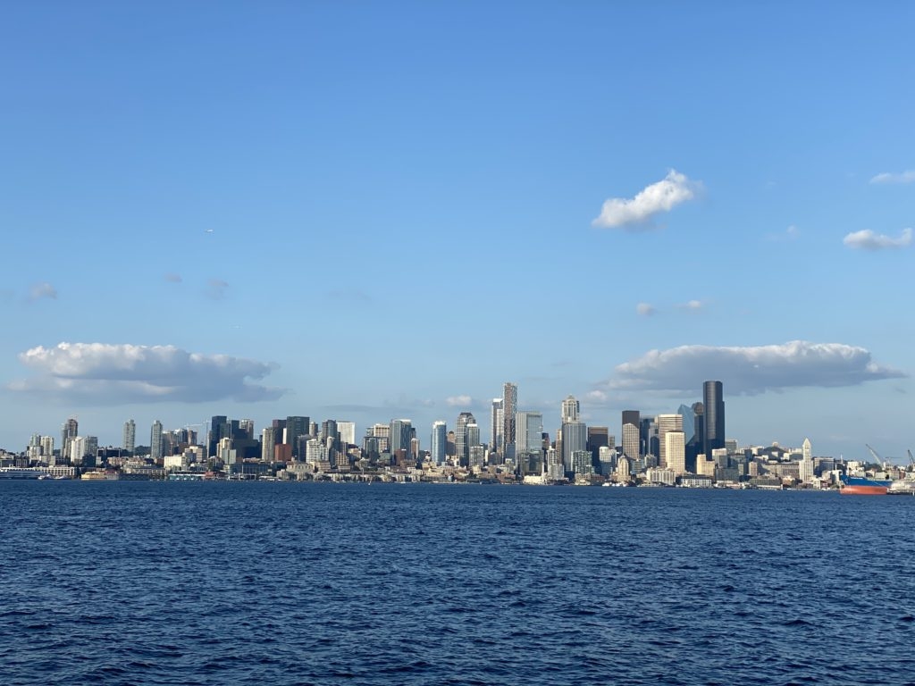 Seattle Skyline by Madeline Mihaly on Pacific Northwest trip