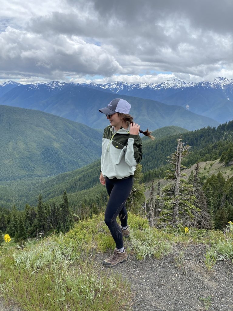 Wearing Athleta in Pacific Northwest Packing Blog 