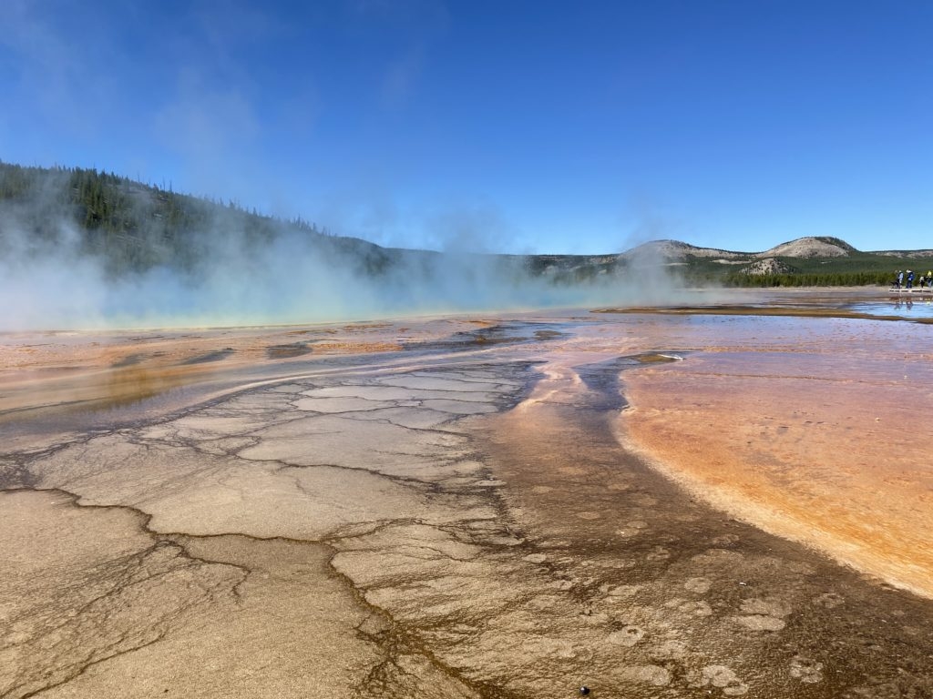 Grand Prismatic Spring in Yellowstone by Madeline Mihaly 