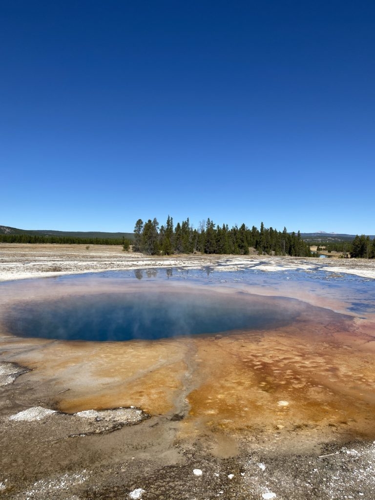 Turquoise Pool in Yellowstone by Madeline Mihaly