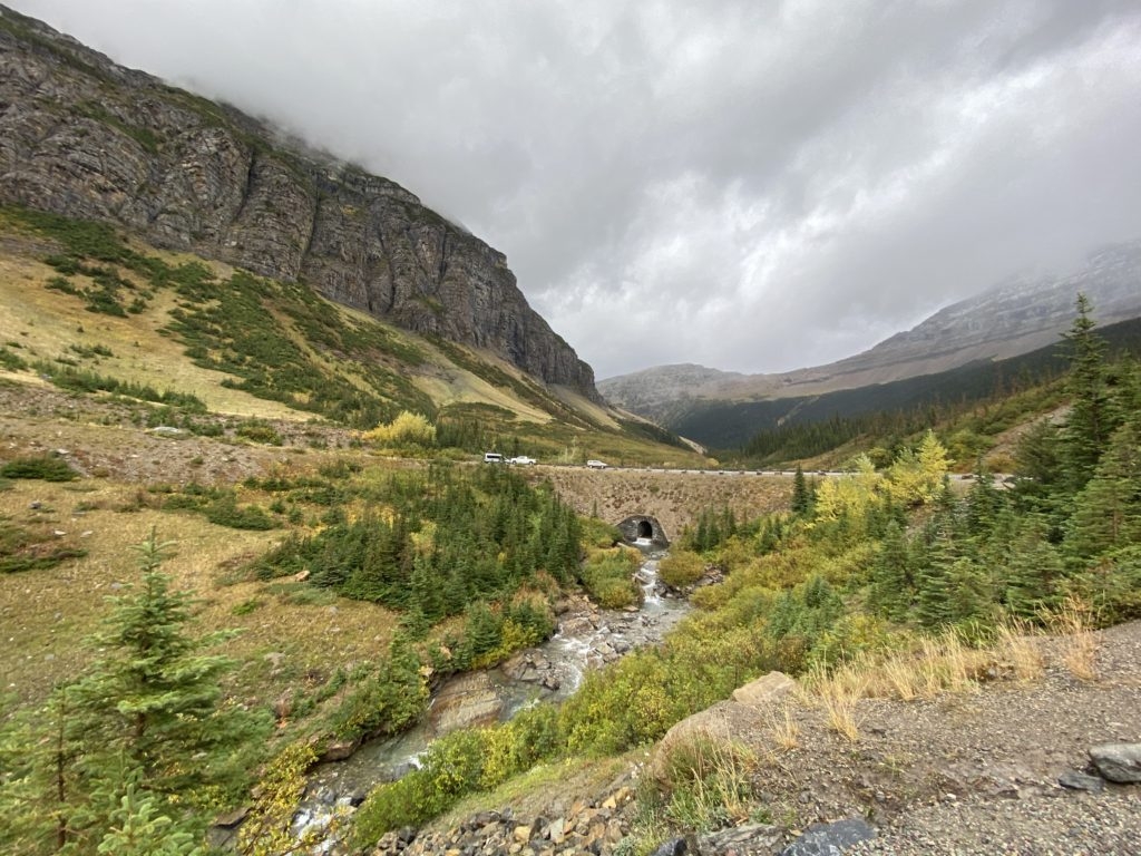 cloudy but still beautiful in Glacier National Park