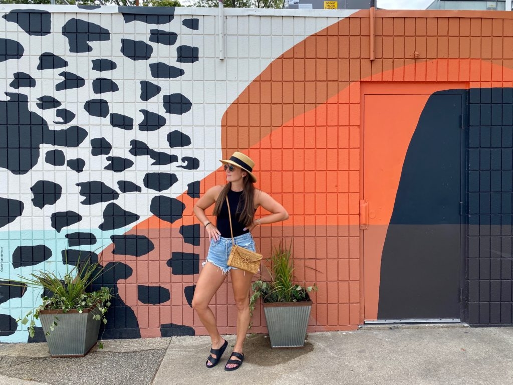 favorite products of 2020 birkenstock and tank on Madeline Mihaly