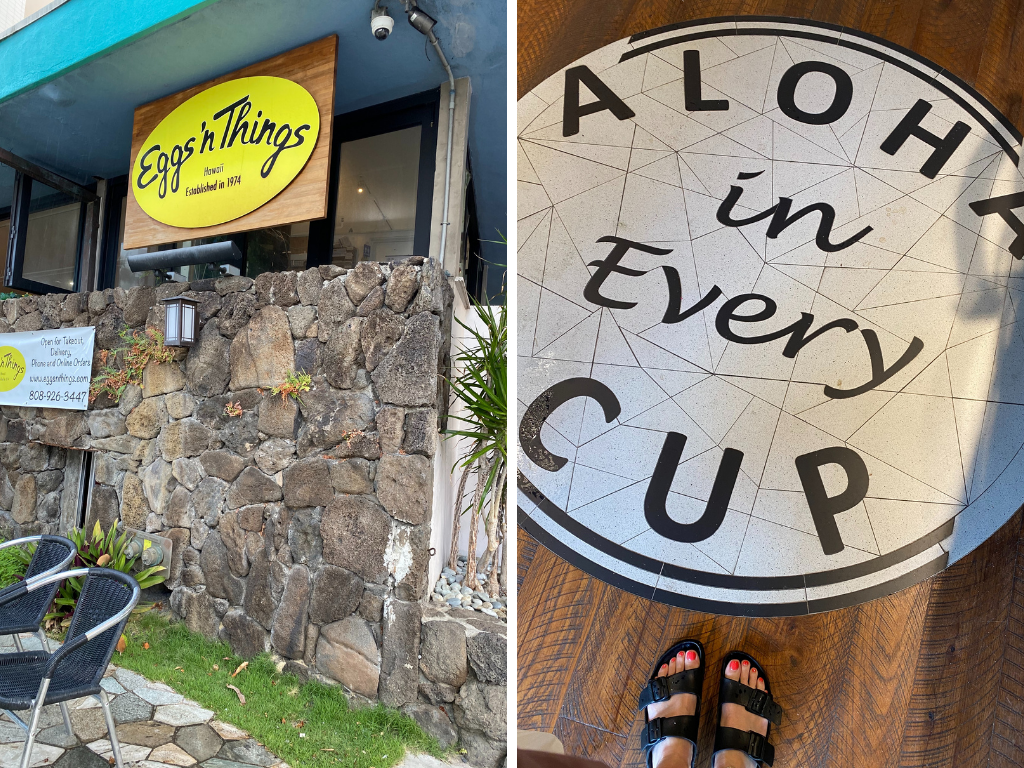 Local breakfast and coffee in Honolulu by Madeline Mihaly