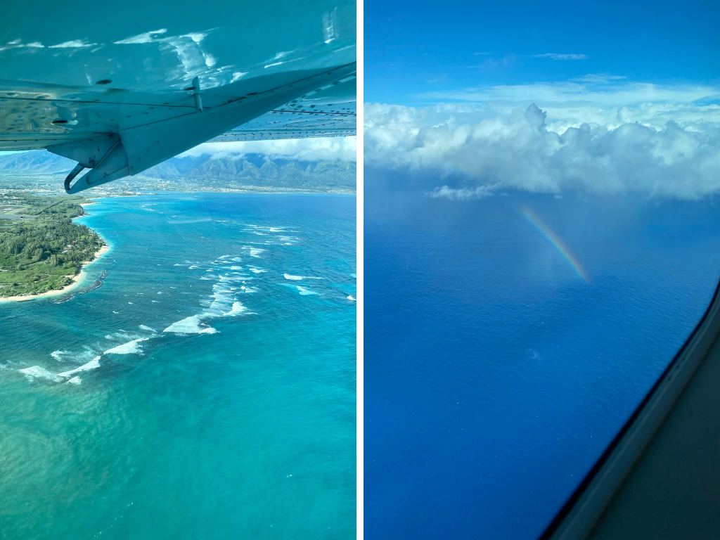 views between Maui and the Big Island by Madeline Mihaly