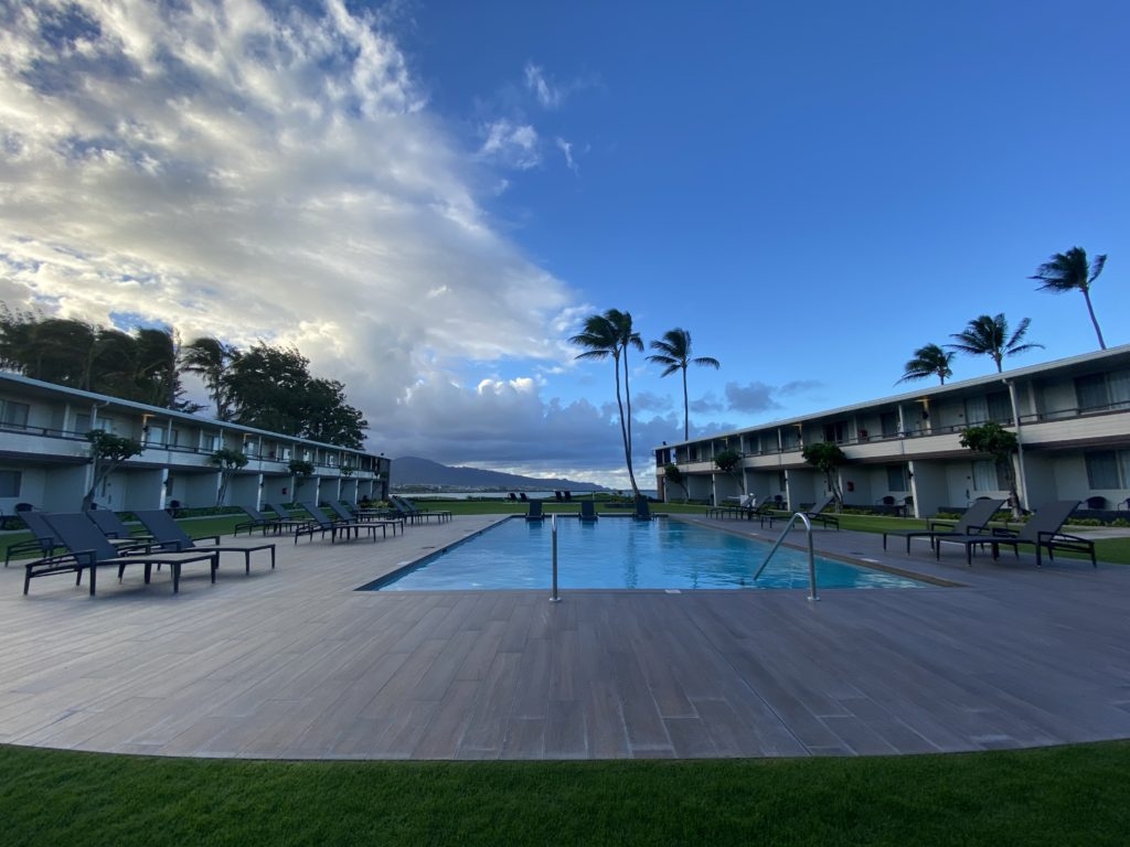 Views from the Maui Seaside Hotel in Kahului by Madeline Mihaly