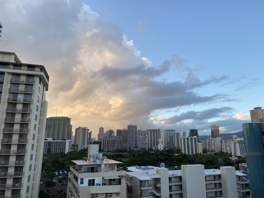 city views of Honolulu by Madeline Mihaly
