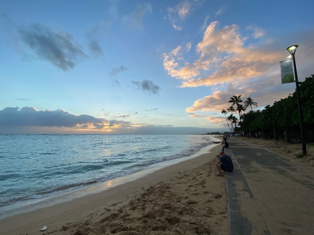 sunsets in Honolulu by Madeline Mihaly