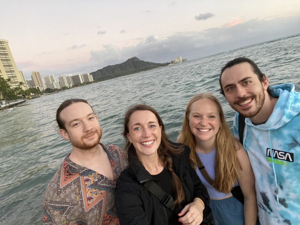 Sunset on Waikiki in Honolulu by madeline Mihaly