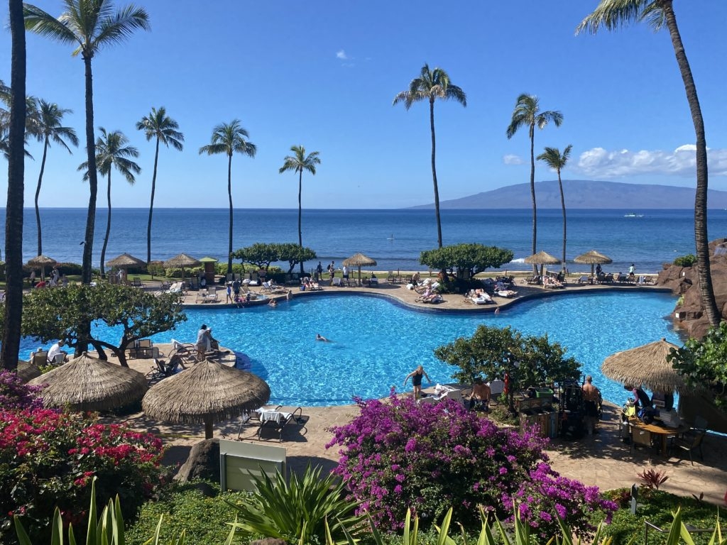 Hyatt regency resort in Maui with Madeline Mihaly 