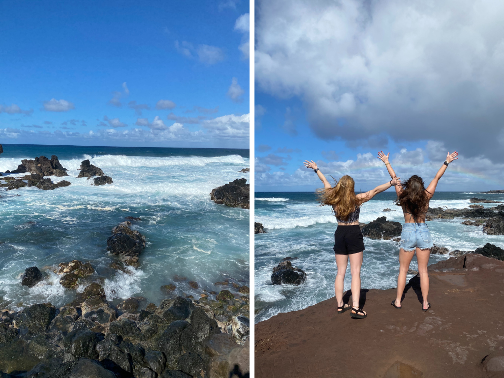 exploring hookipa beach in Maui by madeline Mihaly