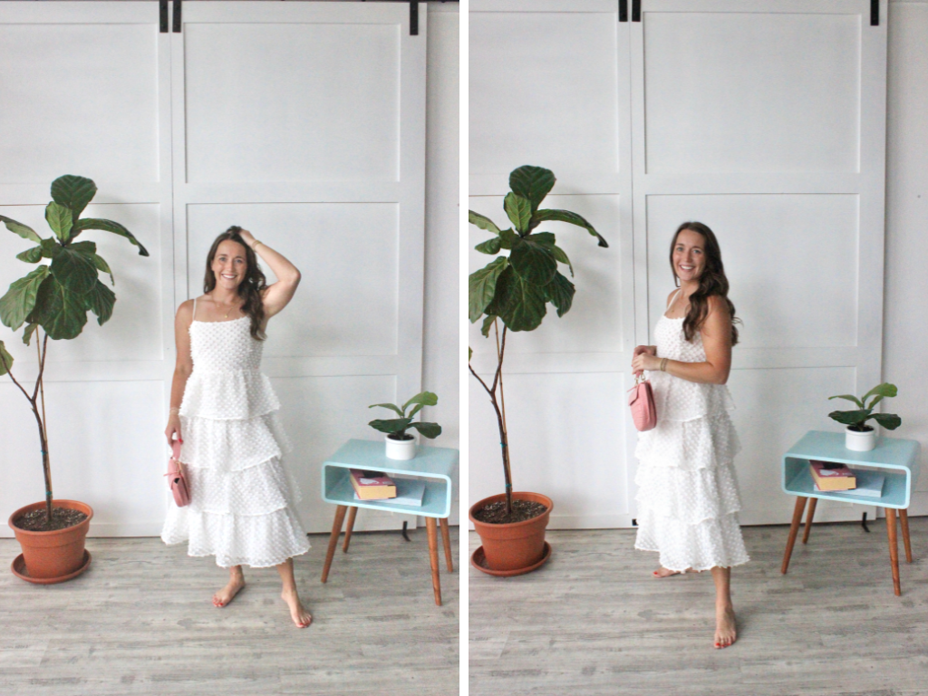 rainbow of dresses - white - by Madeline Mihaly