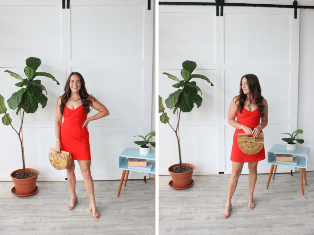 a rainbow of dresses - red 
