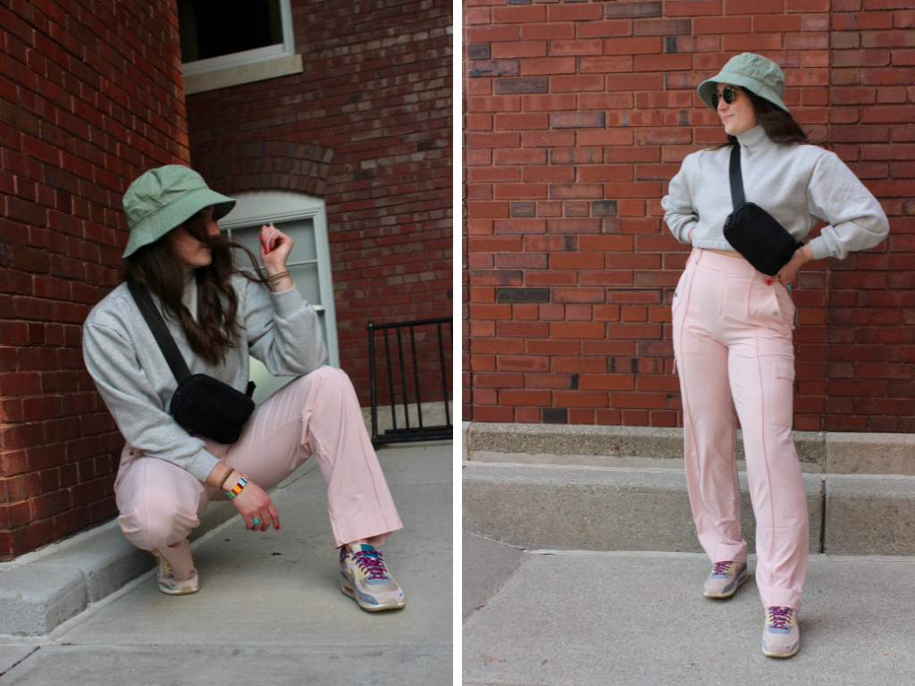 casual spring style with cargo pants by Madeline Mihaly